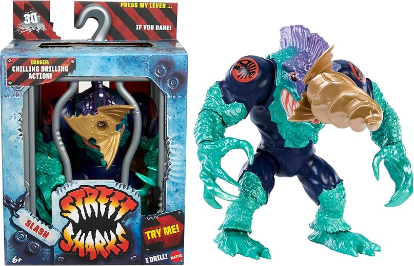 Street Sharks Half Man Articulated Nostalgia Real Like